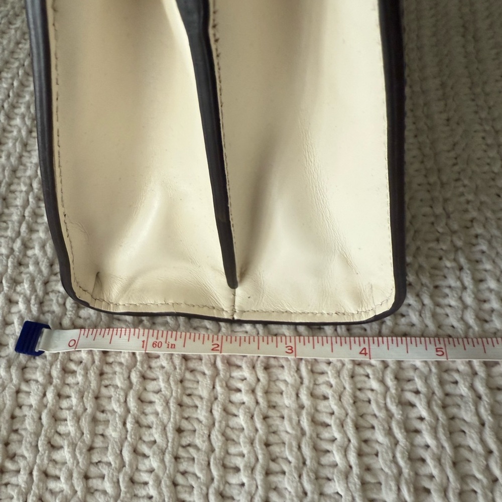 Gucci Mini Nymphaea Bamboo Top Handle Bag Gray Leather - Picture 12 of 15